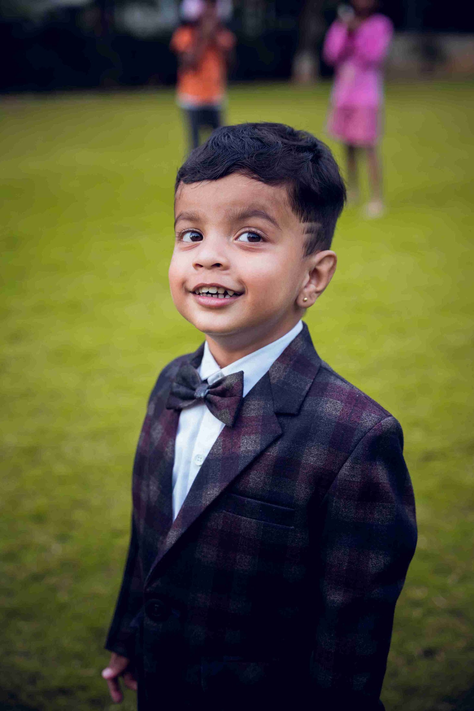 Kids Outdoor Portrait Sunset Smiles